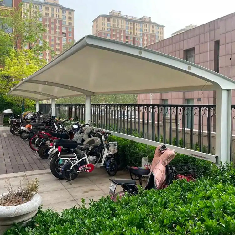 天柱县膜结构电动车棚